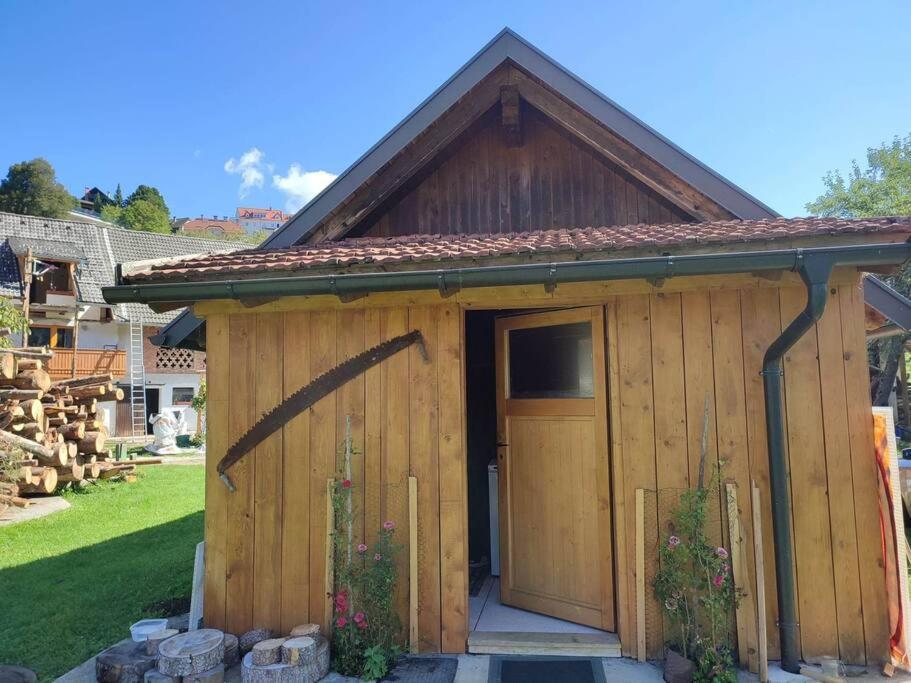 Beehive Cabin On A Farm Radovljica Exteriör bild